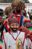 Lunes 11 de diciembre del 2017. Chiapa de Corzo. Esta mañana los peregrinos continúan el recorrido hacia sus comunidades desde esta localidad de la Ribera del Rio Grande.