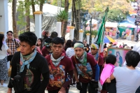 20231210. San Cristóbal de las Casas. Peregrinos en el Barrio de Guadalupe