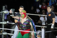 Sábado 6 de octubre del 2013. Tuxtla Gutiérrez. Esta noche se lleva a cabo la función de lucha libre profesional Guerra de Leyendas 2.