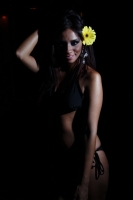 Sábado 28 de abril del 2012. Las participantes del concurso de belleza Miss Hearth Chiapas, presentan la etapa en traje de baño esta noche en conocido centro nocturno del poniente de la ciudad.