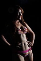 Sábado 28 de abril del 2012. Las participantes del concurso de belleza Miss Hearth Chiapas, presentan la etapa en traje de baño esta noche en conocido centro nocturno del poniente de la ciudad.
