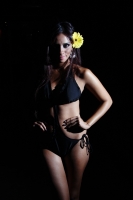 Sábado 28 de abril del 2012. Las participantes del concurso de belleza Miss Hearth Chiapas, presentan la etapa en traje de baño esta noche en conocido centro nocturno del poniente de la ciudad.