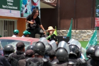 Viernes 6 de julio del 2018. Tuxtla Gutiérrez. Las organizadoras del certamen de Belleza Mexicana Universal Chiapas presentan testa mañana la convocatoria para buscar representantes para representar este estado del sureste en la plataforma del concurso 