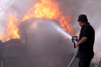 Jueves 8 de marzo del 2012. Incendio en las cercanías de Caleras Y Morteros del Grijalva.