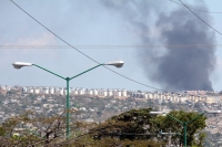 Jueves 8 de marzo del 2012. Incendio en las cercanías de Caleras Y Morteros del Grijalva.