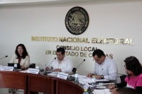 Martes 30 de enero del 2018. Tuxtla Gutiérrez. El Consejo Local del Instituto Nacional electoral continua sesionando cada semana preparando los panoramas posibles del próximo proceso electoral en este estado del sureste de México.