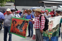 Miércoles 15 de mayo del 2019. Tuxtla Gutiérrez. Al inicio de la marcha magisterial y del paro y plantón en contra de la reforma educativa de AMLO