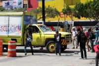 Martes 12 de febrero del 2018. Tuxtla Gutiérrez. Normalistas protestan en la plaza central de la ciudad este medio día
