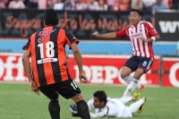 Sábado 14 de enero del 2012. Tuxtla Gutiérrez, Chiapas. Los jaguares de Chiapas logran su primera victoria en el torneo de clausura ante las Chivas del Guadalajara tres tantos a uno.