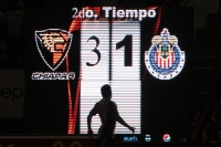 Sábado 14 de enero del 2012. Tuxtla Gutiérrez, Chiapas. Los jaguares de Chiapas logran su primera victoria en el torneo de clausura ante las Chivas del Guadalajara tres tantos a uno.