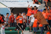 Sábado 29 de abril del 2017. Tuxtla Gutiérrez. con un empate a dos tantos y una fuerte trifulca con los aficionados termina el partido entre Jaguares de Chiapas y El Santos. esta tarde en el estadio Zoque de la capital de este estado del sureste de México