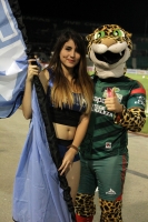 Sábado 17 de octubre del 2015. Tuxtla Gutiérrez. Aspecto del partido entre Jaguares de Chiapas y los Rayados del Monterrey.