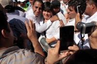 Domingo 21 de enero del 2018. Tuxtla Gutiérrez. Eduardo Ramí­rez Aguilar, Renuncia al PVEM Yy a su cargo en la mesa directiva del Congreso Local con lo que abre su aspiración a una candidatura ciudadana para la gubernatura en el 2018.
