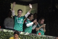 Sábado 22 de noviembre del 2014. Tuxtla Gutiérrez. Jaguares de Chiapas enfrenta al Querétaro esta noche en el estadio Zoque.