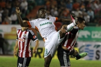 Sábado 27 de julio del 2013. Tuxtla Gutiérrez. Chivas rescata un punto ante Chiapas FC esta noche en el estadio Zoque en la capital de este estado del sureste de México.