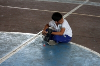 Lunes 29 de abril del 2019. Tuxtla Gutiérrez. Durante el regreso a clases en las escuelas primarias de la ciudad.
