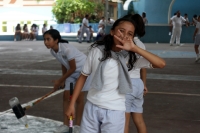 Lunes 29 de abril del 2019. Tuxtla Gutiérrez. Durante el regreso a clases en las escuelas primarias de la ciudad.