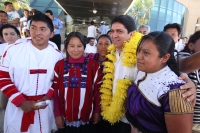 Miércoles 4 de enero. Juan Carlos López en su informe legislativo. Tuxtla Gutiérrez, Chiapas. El perredistas Juan Carlos López Hernández durante el evento donde da a conocer el informe legislativo en el Poli fórum Mesoamericano.