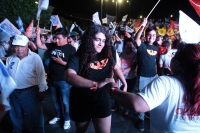 Miércoles 27 de junio del 2018. Tuxtla Gutiérrez. José Antonio Aguilar Bodegas, candidato al gobierno de Chiapas por el PRD PAN y MC acompaña a los candidatos de representación federal y local afines a estos partidos polí­ticos esta noche en el Parqu