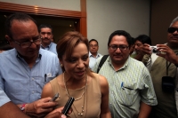 Vázquez Mota se reúne con jóvenes panistas.