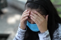 Lunes 17 de agosto del 2020. Tuxtla Gutiérrez. La joven violentada en Villaflores denuncia las constantes agresiones que viene sufriendo exigiendo la intervención de las autoridades de Justicia de Chiapas