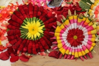 Martes 15 de agosto del 2017. Tuxtla Gutiérrez. Los Joyonaques, ramillete o amarre de flores son elaborados por la comunidad Zoque de la depresión central de Chiapas, estas ofrendas acompañan las procesiones y altares en los festejos del antiguo Barrio de