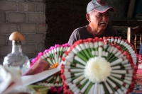 Sábado 17 de marzo del 2018. Tuxtla Gutiérrez. Los Joyonakes o amarres de flores os preparados esta tarde para la subida de las ví­rgenes a la comunidad de Copoya.