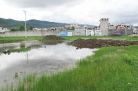 Domingo 10 de julio. Habitantes de la Colonia Villa Real de la ciudad de San Cristóbal de las Casas protestan manifestándose por las construcciones que se están realizando en la zona de Los Humedales de esta ciudad.