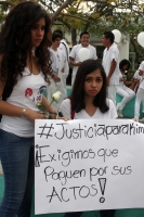 Viernes 20 de marzo del 2015. Tuxtla Gutiérrez. En la víspera se realizo la marcha silenciosa por la memoria de la niña fallecida en una guardería de Tuxtla. (Marcha por Kimy)