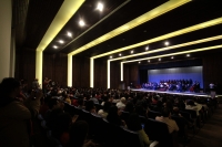 Sábado 16 de junio del 2018. Tuxtla Gutiérrez. Federico ílvarez del Toro, músico chiapaneco durante su gala sinfónica conmemorativa y de celebración a su trayectoria académica esta noche en el Antiguo Teatro Francisco I Madero