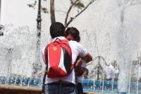 Lunes 26 de marzo del 2012. Aprovechando el agua de las fuentes.