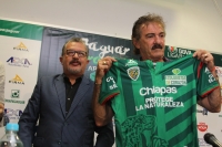 Lunes 15 de junio del 2015. Tuxtla Gutiérrez. Ricardo La Volpe Guarchoni es presentado esta tarde como nuevo director técnico del equipo de Fut bol profesional Jaguares de Chiapas.