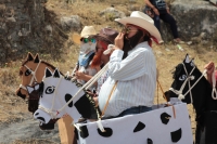 Sábado 10 de febrero del 2018. Comitan de Domí­nguez. Romerí­a de San Caralampio. Durante la Salidas de Flores y Velas durante las fiestas patronales de la Ciudad de las Flores, las manifestaciones sincréticas conviven de la mano encontrándose las comp