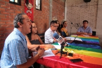 Miércoles 11 de abril del 2018. Tuxtla Gutiérrez. La RED para la Inclusión de la Diversidad Sexual en Chiapas presenta esta mañana la propuesta de la Agenda de Polí­tica para la Coalición Mexicana de LGTTTI+ dirigida a los candidatos que buscan una r