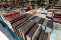 Miércoles 18 de abril del 2012. Libros en las actividades de la Feria de San Marcos.