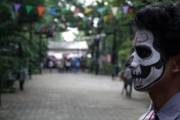 Octubre del 2019. Tuxtla Gutiérrez. Catrinas y espantos