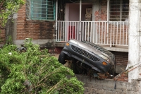 Sábado 3 de septiembre del 2016. Tuxtla Gutiérrez. Las intensas lluvias causas afectaciones en varias colonias populares de la capital de Chiapas.