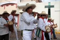 Domingo 4 de agosto del 2019. Tuxtla Gutiérrez. La lluvia de Agosto en Tuxtla. Las Vírgenes de Copoya. Durante la procesión para pedir lluvia en la Represa de la comunidad