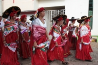 Domingo 4 de agosto del 2019. Tuxtla Gutiérrez. La lluvia de Agosto en Tuxtla. Las Vírgenes de Copoya. Durante la procesión para pedir lluvia en la Represa de la comunidad