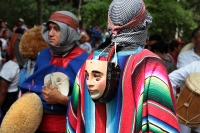 Domingo 4 de agosto del 2019. Tuxtla Gutiérrez. La lluvia de Agosto en Tuxtla. Las Vírgenes de Copoya. Durante la procesión para pedir lluvia en la Represa de la comunidad