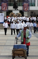 Lunes 2 de agosto del 2017. Tuxtla Gutiérrez. La Gran Logia Masónica de Chiapas durante la ceremonia del aniversario del natalicio de Joaquí­n Miguel Gutiérrez.