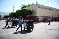 20210602. Tuxtla G. el movimiento magisterial protesta en las instalaciones de la Secundaria Federal Adolfo López Mateos