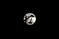 Miércoles 31 de enero del 2018. Tuxtla Gutiérrrez. La luna desde el oriente de Tuxtla