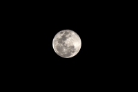 Miércoles 31 de enero del 2018. Tuxtla Gutiérrrez. La luna desde el oriente de Tuxtla