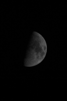 Viernes 23 de febrero del 2018. Tuxtla Gutiérrez. Luna desde el oriente de Tuxtla