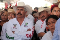 Domingo 29 de abril del 2018. Venustiano Carranza. Inician las Campañas. La liberación de los partidos. El Bronco acompaña a Chus Orantes en su inicio de campaña a la gubernatura de Chiapas.