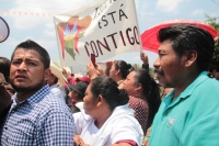 Domingo 29 de abril del 2018. Venustiano Carranza. Inician las Campañas. La liberación de los partidos. El Bronco acompaña a Chus Orantes en su inicio de campaña a la gubernatura de Chiapas.