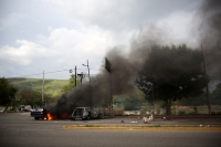 20210529. Tuxtla G. Durante la jornada de protesta por la liberación de los estudiantes normalistas presos en Chiapas