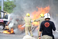 20210529. Tuxtla G. Durante la jornada de protesta por la liberación de los estudiantes normalistas presos en Chiapas