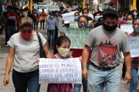 Jueves 20 de agosto del 2020. Tuxtla Gutiérrez. Normalistas marchan exigiendo justicia social en Chiapas